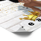 De beruchte 40e verjaardag Black|Gold 90s Hip Hop Poster (Hoek)