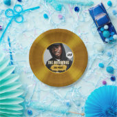De beruchte | Aangepaste foto Hip Hop Gold Record Papieren Bordje (Feest)