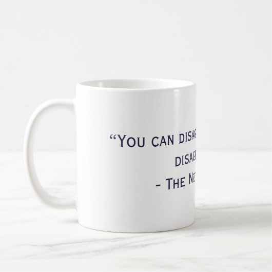 De beruchte Mok van het citaat RBG is onaangenaam (Links)