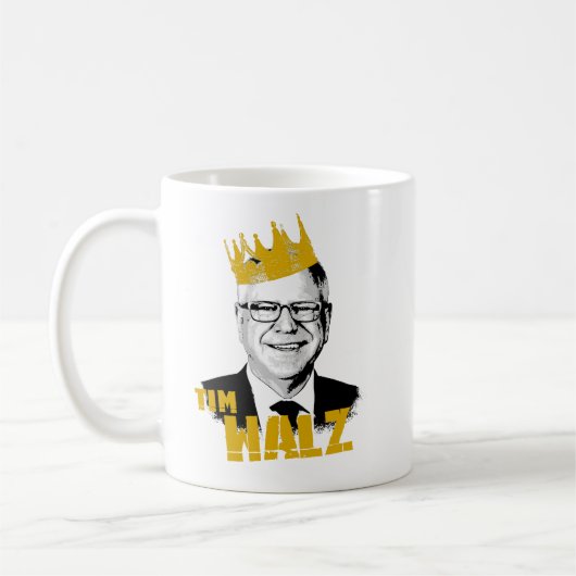 De beruchte Tim Walz Koffiemok (Links)