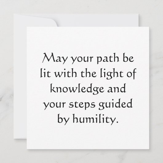 De bescheiden geleerde kaart (Achterkant)