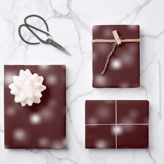 De bescheiden witte afspeelbare willekeurige wegwe inpakpapier vel (Voorkant)