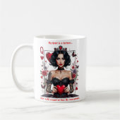 De beschermende koningin koffiemok (Links)