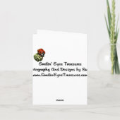 De beschermengel en het Kind danken u kaarden Bedankkaart (Achterkant)