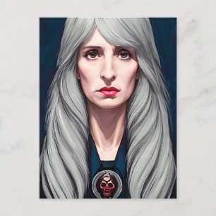 De beschermer van de heks Fantasy kunst schilderen Briefkaart