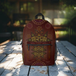 De bescherming van de rechtheid van Geo tantrum ma Bedrukte Rugzak