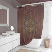 De bescherming van de rechtheid van Geo tantrum ma Douchegordijn