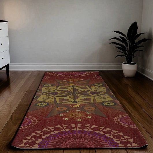 De bescherming van de rechtheid van Geo tantrum ma Yogamat