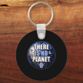 De bescherming van het milieu in de wereld alleen sleutelhanger (Voorkant)