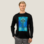 De bescherming van Jezus is liefde Tri-Blend Shirt (Voorkant)