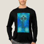 De bescherming van Jezus is liefde Tri-Blend Shirt (Voorkant volledig)