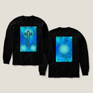De bescherming van Jezus is liefde Tri-Blend Shirt