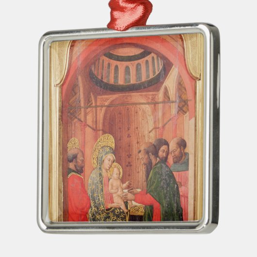 De beschikking metalen ornament (Links)