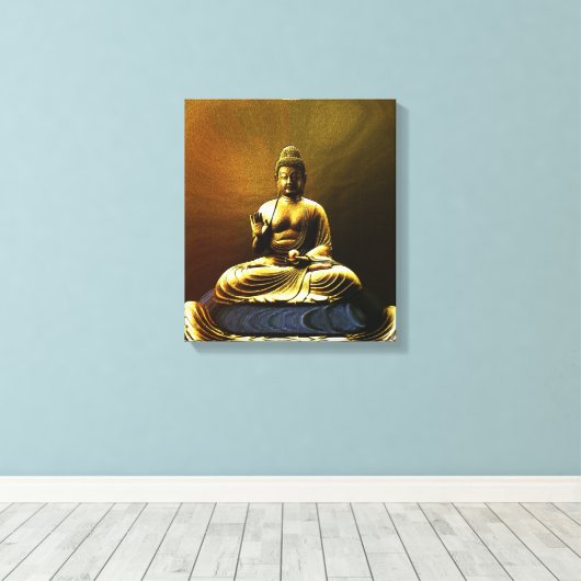 De beslissingsstaat canvas afdruk (Insitu (Houten vloer))