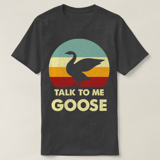 De  bespreking van de terugkeer aan me Goose hoogs T-shirt (Design voorkant)
