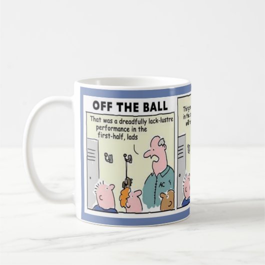 De Bespreking van het Team van de manager voor Foo Koffiemok (Links)