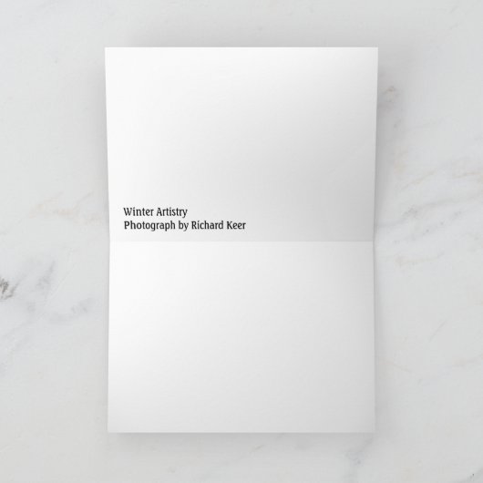 De Bessen van het ijs Kaart (Binnen)