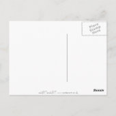 De bessen van het taxushout briefkaart (Achterkant)