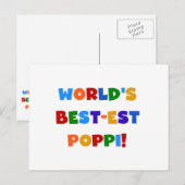 De best-meest populaire superheldere kleuren ter w briefkaart (Voorkant / Achterkant)