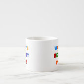 De best-meest populaire superheldere kleuren ter w espresso kop (Voorkant)