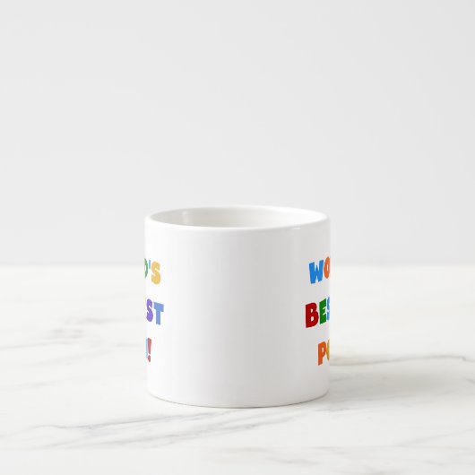 De best-meest populaire superheldere kleuren ter w espresso kop (Voorkant)