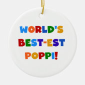 De best-meest populaire superheldere kleuren ter w keramisch ornament (Voorkant)
