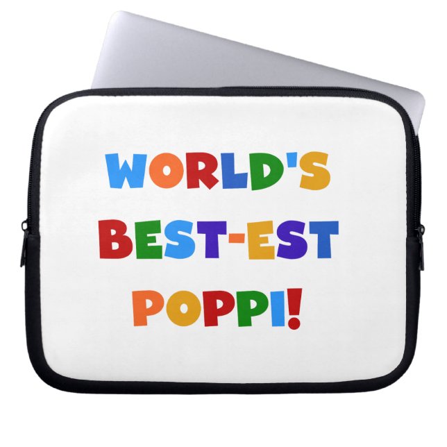 De best-meest populaire superheldere kleuren ter w laptop sleeve (Voorkant)