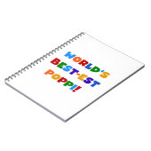 De best-meest populaire superheldere kleuren ter w notitieboek (Linkerzijde)