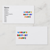 De best-meest populaire superheldere kleuren ter w visitekaartje (Voorkant / Achterkant)