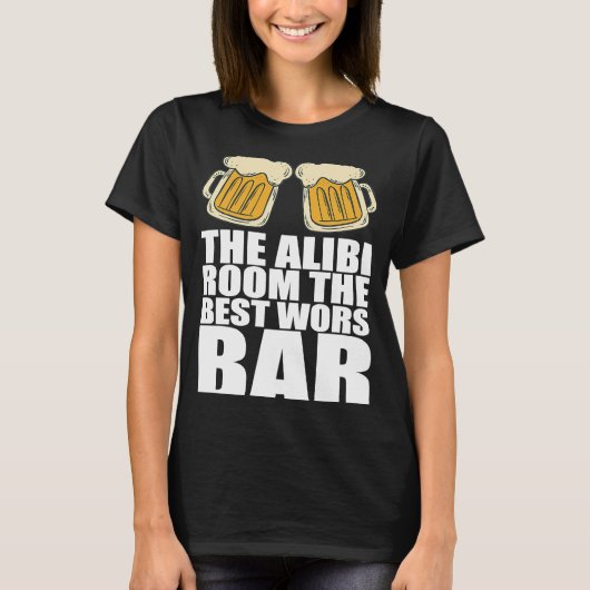 De Best Words Bar T-shirt (Voorkant)