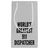 De beste 911 Dispatcher ter wereld Klein Cadeauzakje (Voorkant)