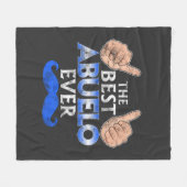 De beste Abuelo ooit Fleece Deken (Voorkant (Horizontaal))