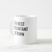 De beste accountant in de stad koffiemok (Voorkant links)