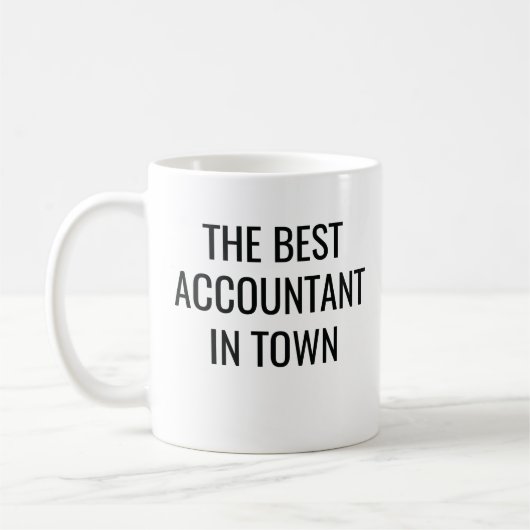De beste accountant in de stad koffiemok (Links)