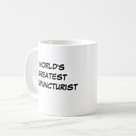 De beste acupuncturist ter wereld Mok (Voorkant links)