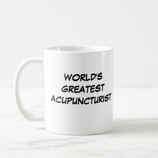 De beste acupuncturist ter wereld Mok (Links)