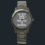 De beste advertenties worden naar opa gepromoot horloge<br><div class="desc">Fun design for Vaderdag of zwangerschapsaankondiging.</div>