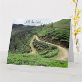 De beste afscheidsroutes zijn groot kaart (Gele Bloem)