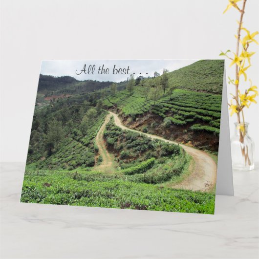 De beste afscheidsroutes zijn groot kaart (Gele Bloem)