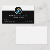 De beste airconditioning voor moderne Visitekaartj Visitekaartje (Voorkant / Achterkant)