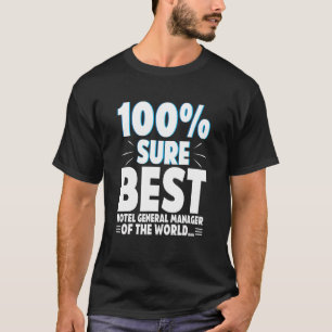 De beste algemeen directeur van het hotel van de w t-shirt