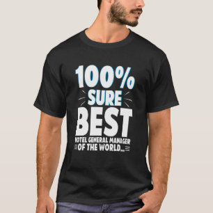 De beste algemeen directeur van het hotel van de w t-shirt
