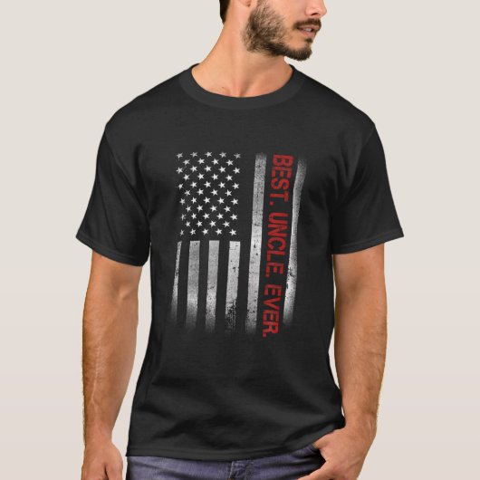 De beste Amerikaanse vlag voor papa Papa T-shirt (Voorkant)