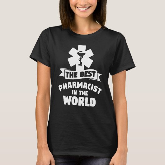 De beste apotheker in de wereld t-shirt (Voorkant)