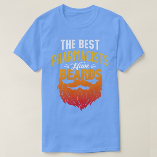 De beste apothekers dragen een baard t-shirt (Design voorkant)
