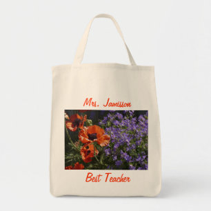 De beste Appreciatie van de Papavers van de Leraar Tote Bag