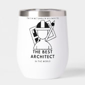 De Beste Architect Ter Wereld Gepersonaliseerde Na (Achterkant)