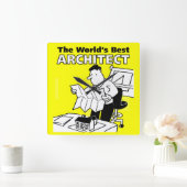 De Beste Architect Ter Wereld Vierkante Klok (Huis)