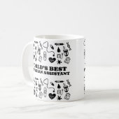De beste assistent-Mok ter wereld Koffiemok (Voorkant links)