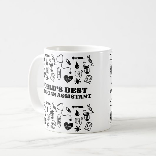 De beste assistent-Mok ter wereld Koffiemok (Voorkant links)